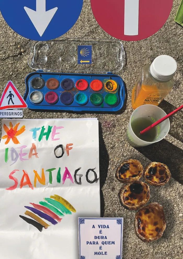Copertina della rivista The idea of Santiago